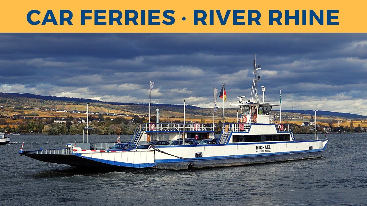Автомобильные паромы на реке Рейн — между Бонном и Майнцем