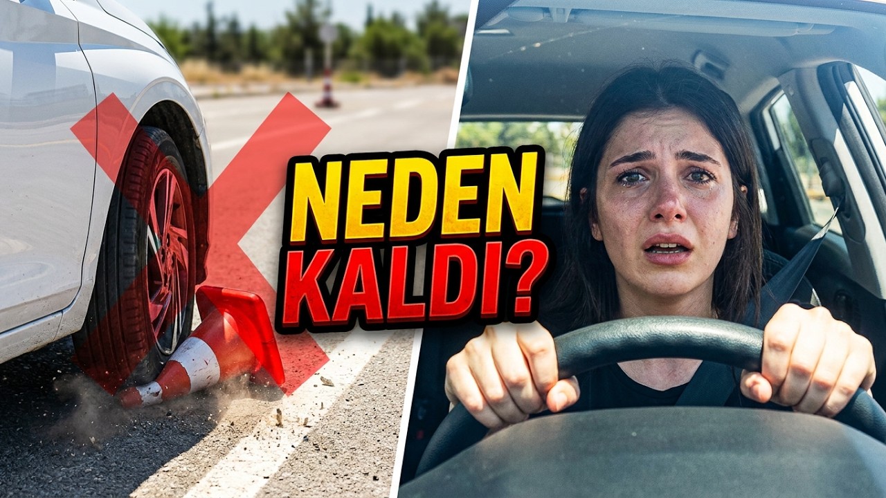DİREKSİYON SINAVI KALMA ANI!  (BUNU BENDE BEKLEMİYORDUM!? #geripark #ehliyetsınavı
