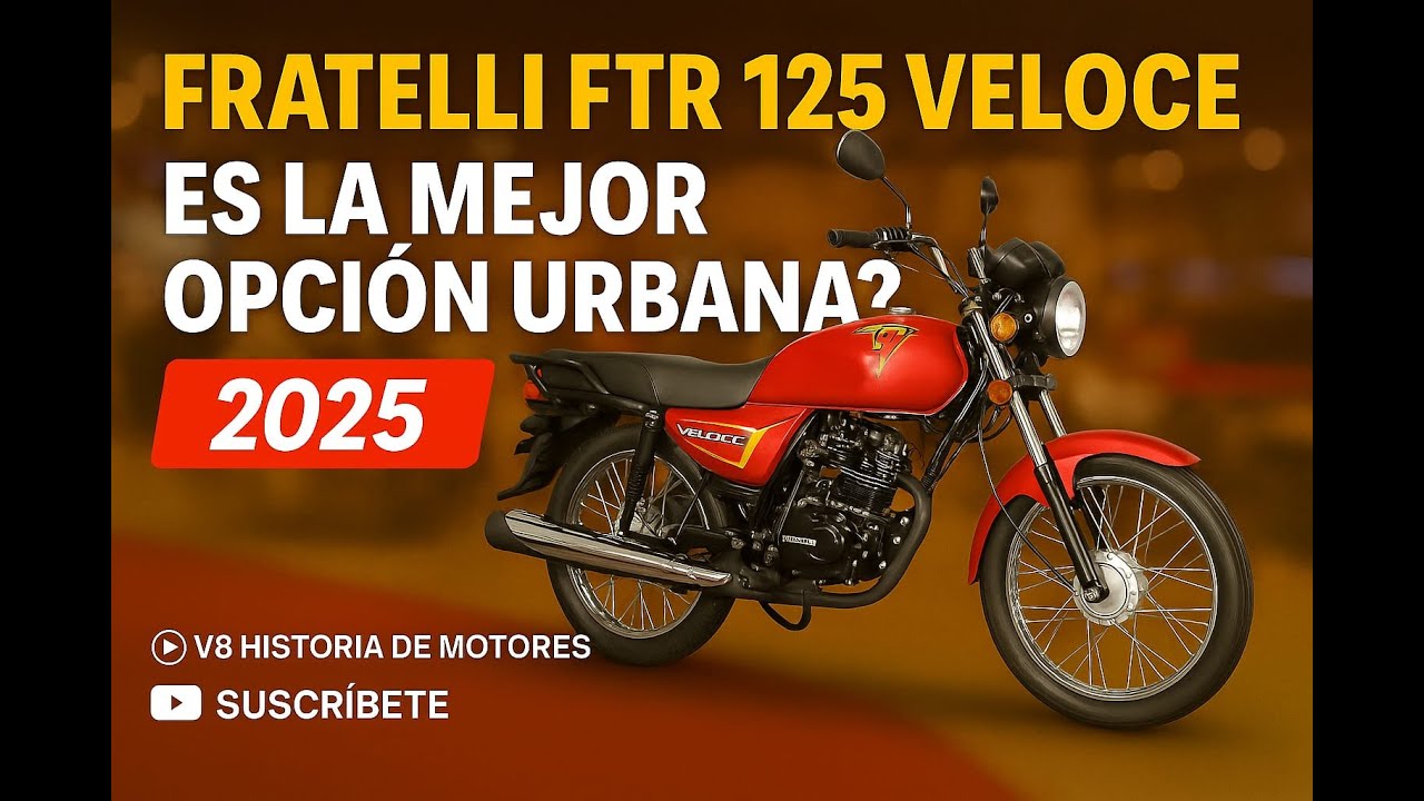 🔴FRATELLI FTR 125 VELOCE 2025 | ¿ LA MEJOR OPCIÓN URBANA? Ficha Técnica | Precio #fratelli