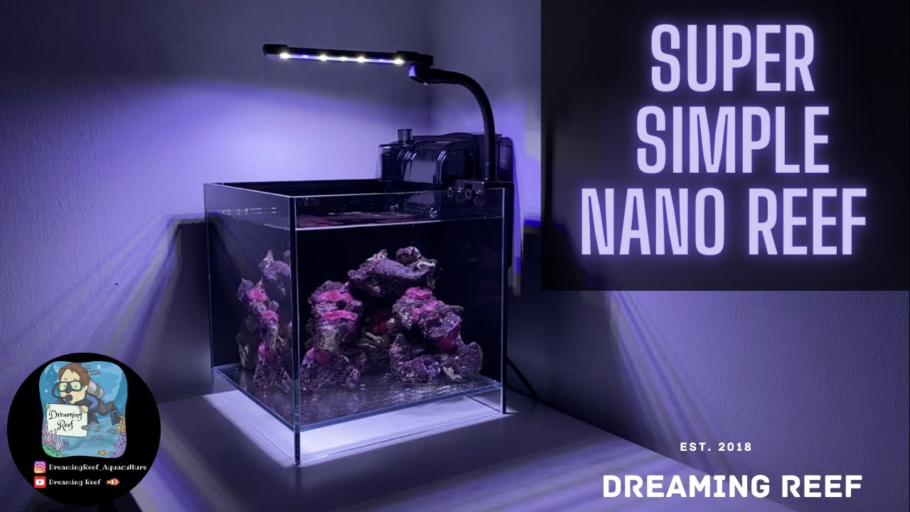 Super Simple Nano Reef (Pt.1 Setting up the tank) Watch for many cool affordable deals !