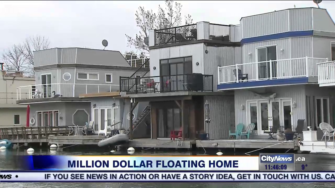 Video: House boat at Bluffer's Park Marina listed for over $1M