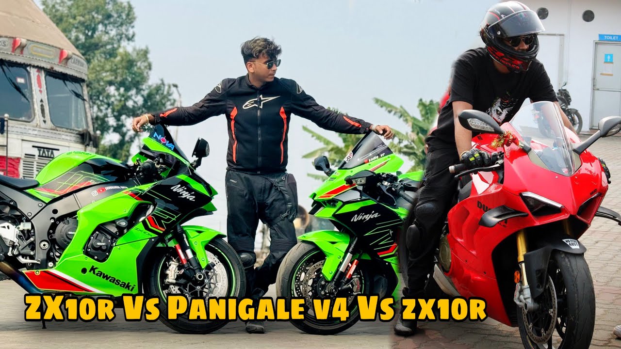 Finally 1.5 Lakh Ka Carbon Fibre Parts Fit Kar Liya Ducati Pe😱 ZX10R VS Panigale V4 VS ZX10R🔥