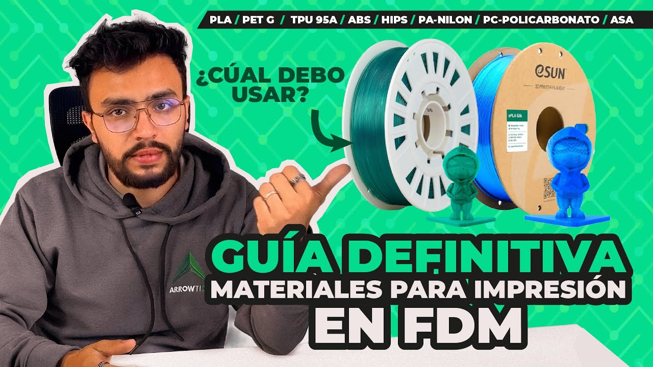 Filamentos Para Impresi&oacute;n 3D | &iquest;Qu&eacute; material utilizar? 🤔
