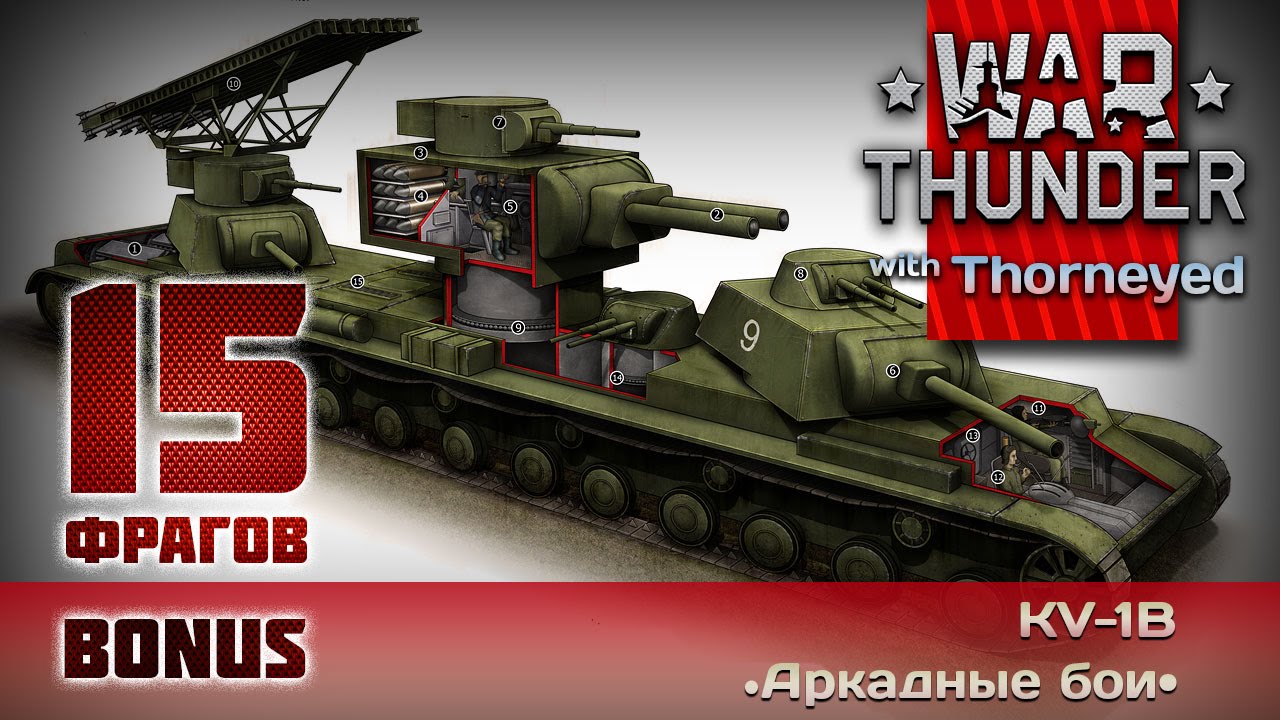 War Thunder | Бонус-видео — 15 фрагов в один заход!