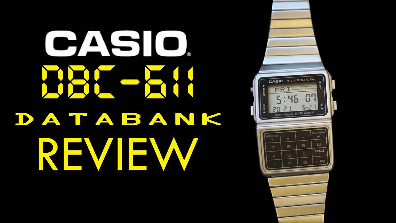 *REVIEW* Casio DBC611 Databank Vintage/Retro Digital Calculator Watch