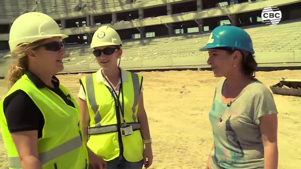 Сюжет о строительстве Олимпийского стадиона в Баку от телеканала CBC