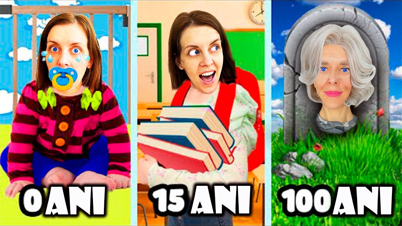 😭 A MURIT... 👶 100 de ANI 👵 în 24 de ORE ⏰ Challenge Partea 3