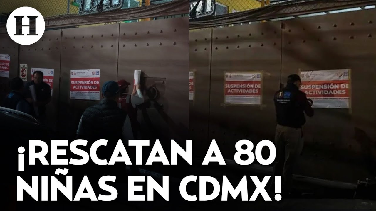 ¡Infierno en la capital! Salvan a 80 menores de una red de abuso y trabajos forzados en CDMX