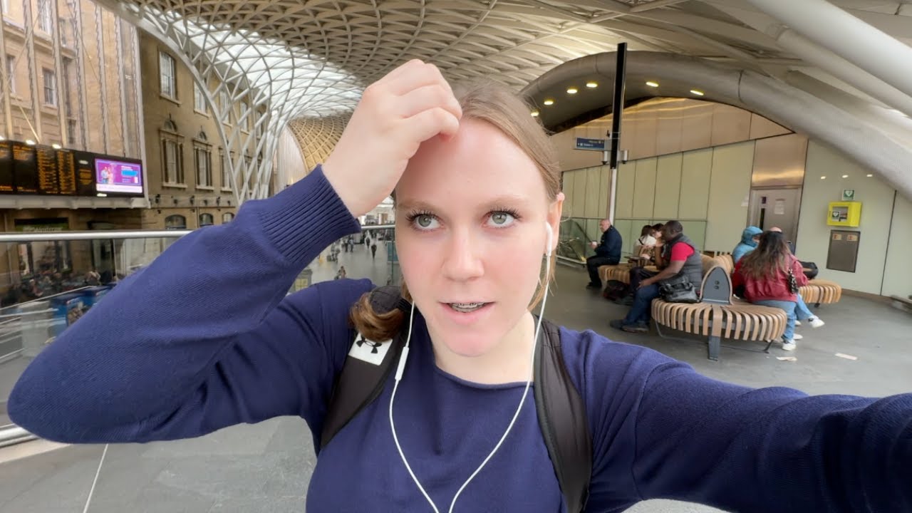 24 hour solo travel day VLOG - taking the euro star from Brussels to London
