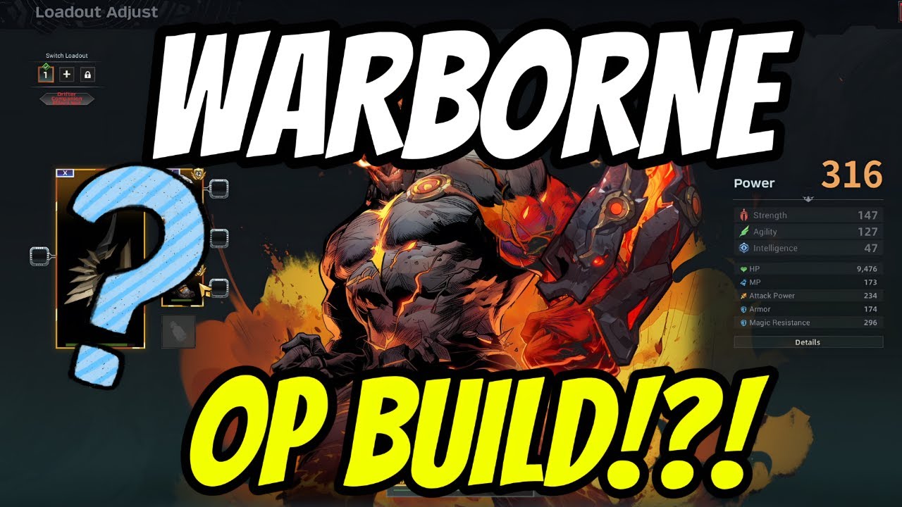 WARBORNE ABOVE ASHES - OP BUILD!