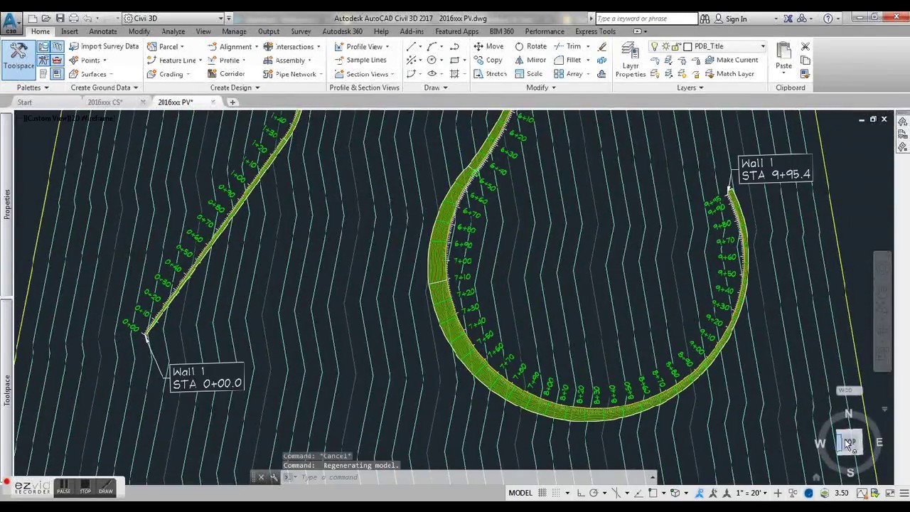 Autocad Retaining Wall Procedures