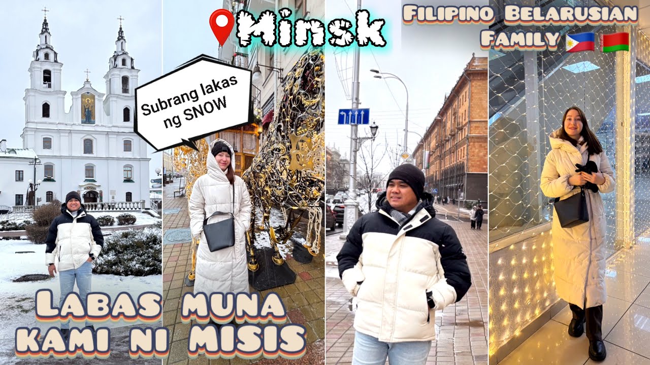 NAGSNOW NG MALAKAS DITO SA MINSK | BUHAY BELARUS 🇧🇾