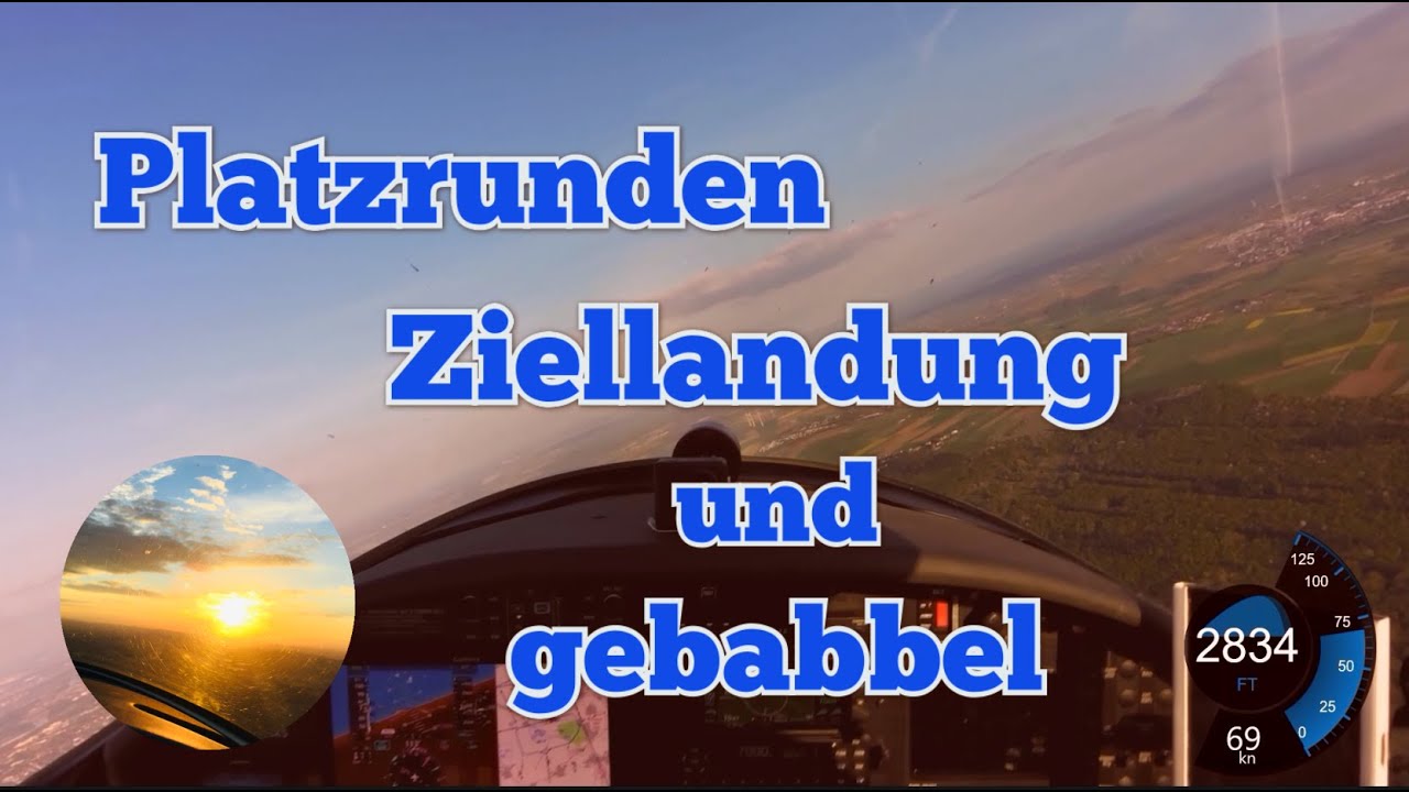 Platzrunden... Ziellandung und gebabbel in Mainz EDFZ