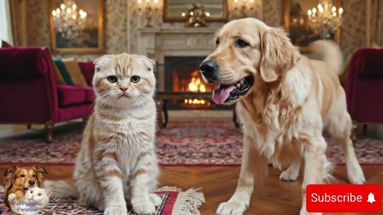From the time the owner leaves for work until the dog and cat greet the owner upon their return.
