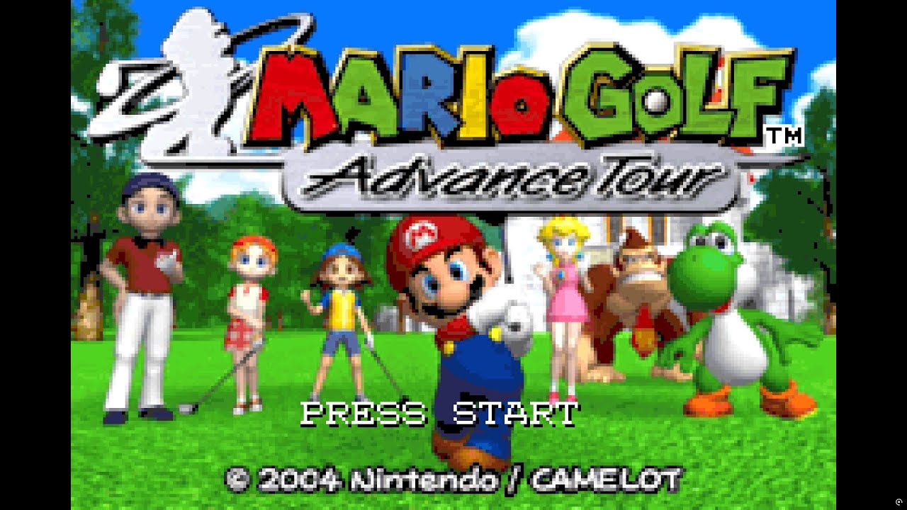 Mario Golf: Advance Tour. [GBA - Camelot Software Planning, Nintendo]. (2004). Full Tour Play.