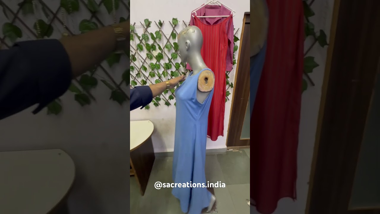 Blue Maxi Dress - Womenswear Custom Clothing Manufacturing Company