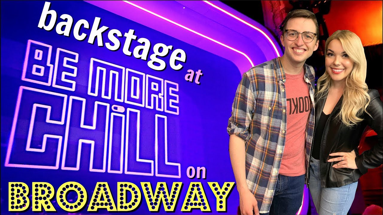 Backstage at BE MORE CHILL on BROADWAY! 💊 Katherine Steele