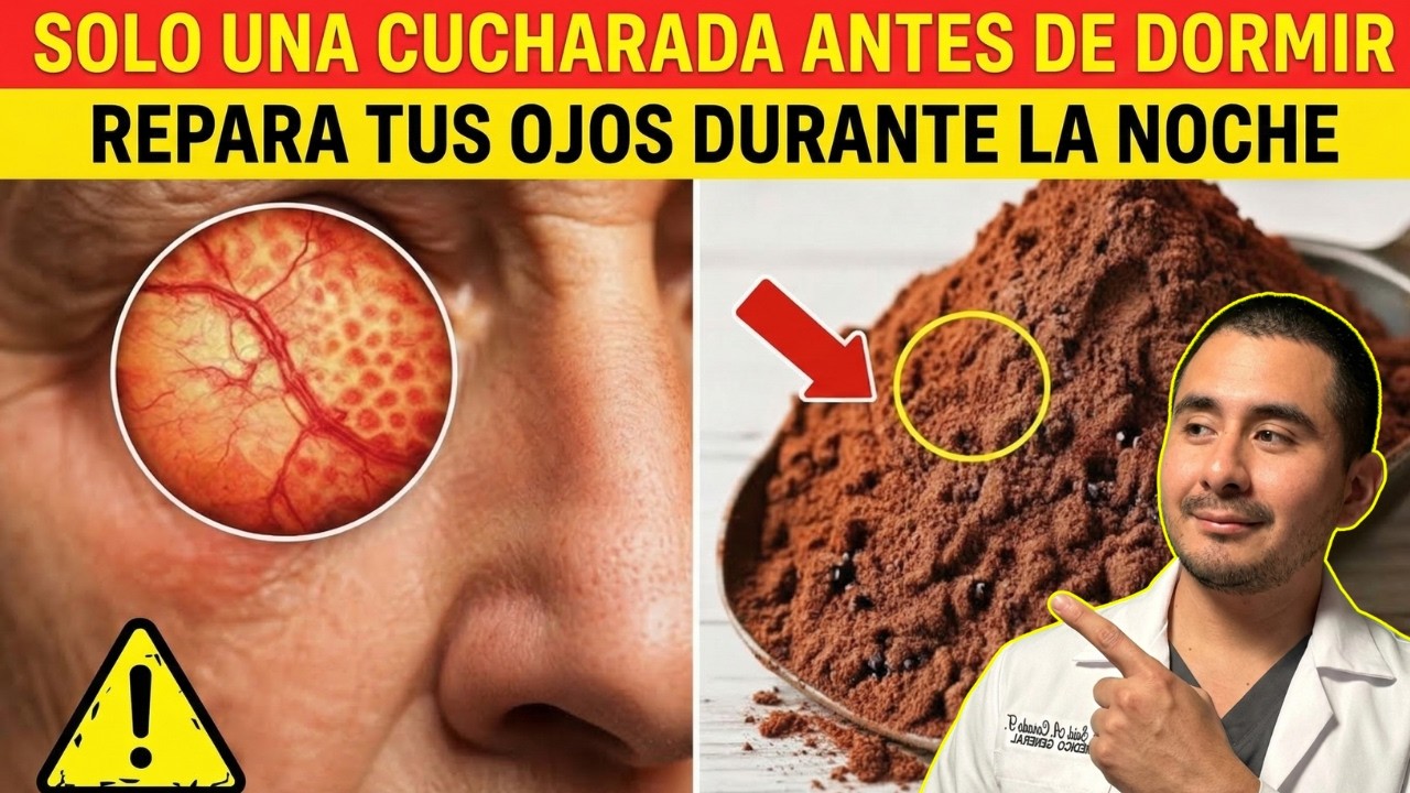 MAYORES: Repara tus Ojos y Visi&oacute;n Mientras Duermes (Come ESTO de Noche)