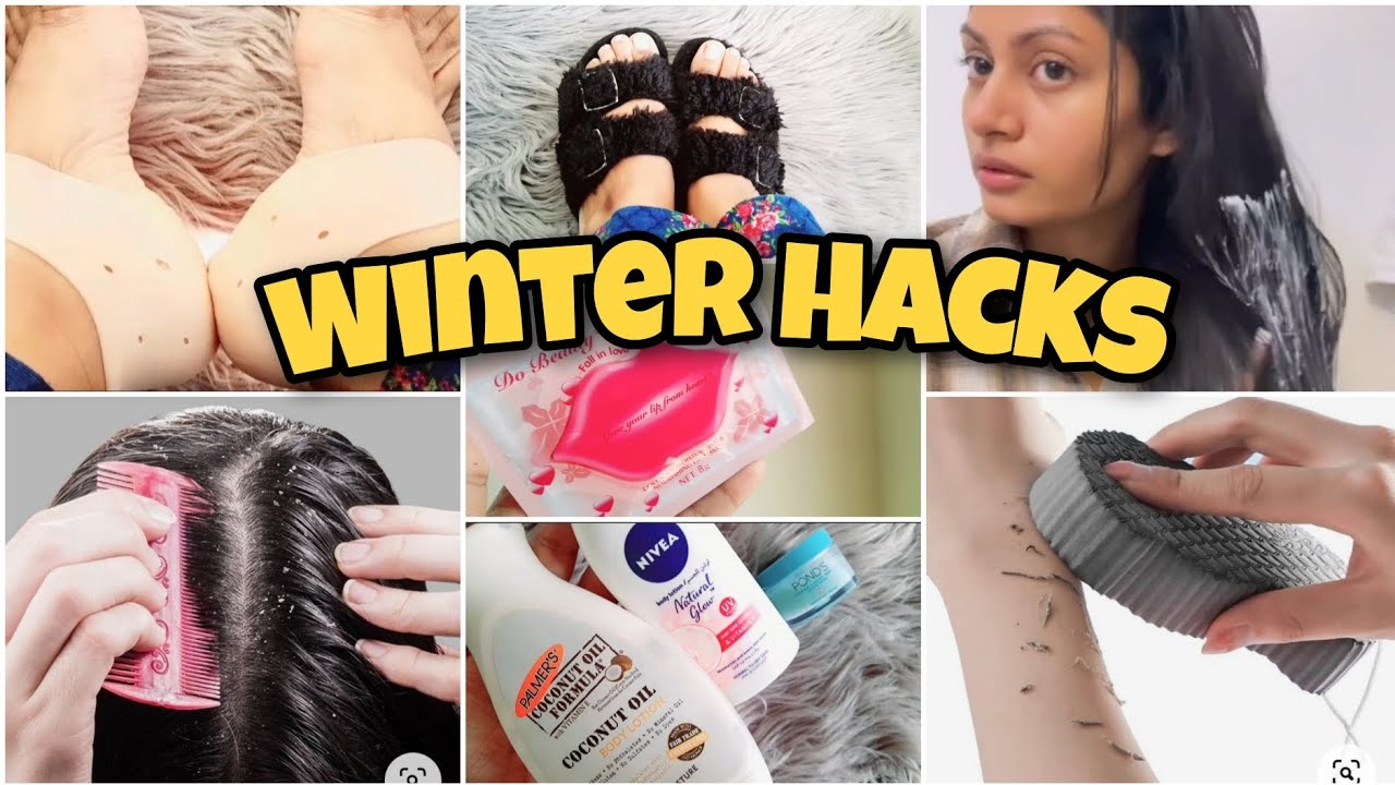 BASIC WINTER HACKS FOR EVERYONE | Easy hacks for winter skincare, bodycare, haircare, lipcare