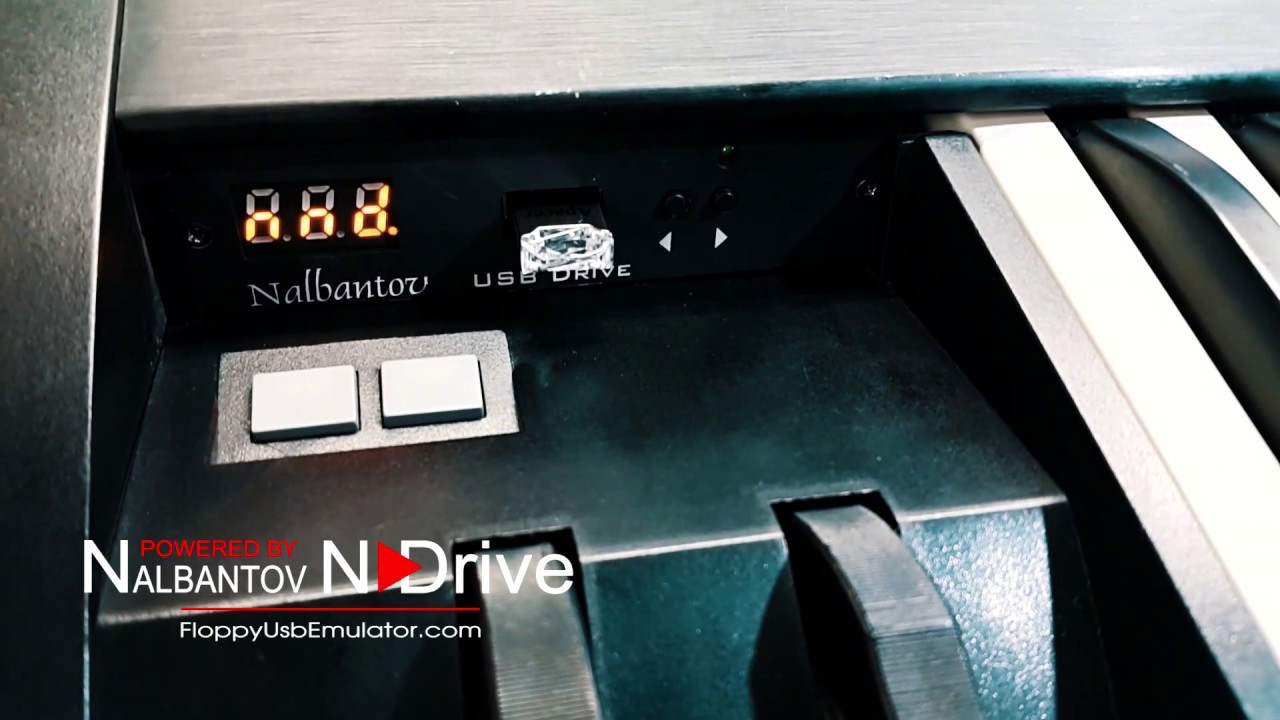 Ensoniq TS-10 upgraded with the Nalbantov N-Drive USB Emulator