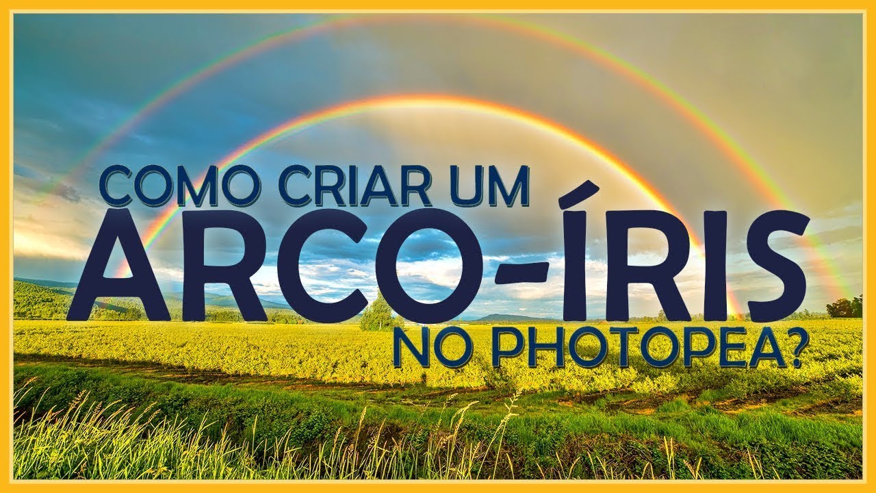 APRENDA A CRIAR UM ARCO-ÍRIS NO PHOTOPEA: GUIA PASSO A PASSO