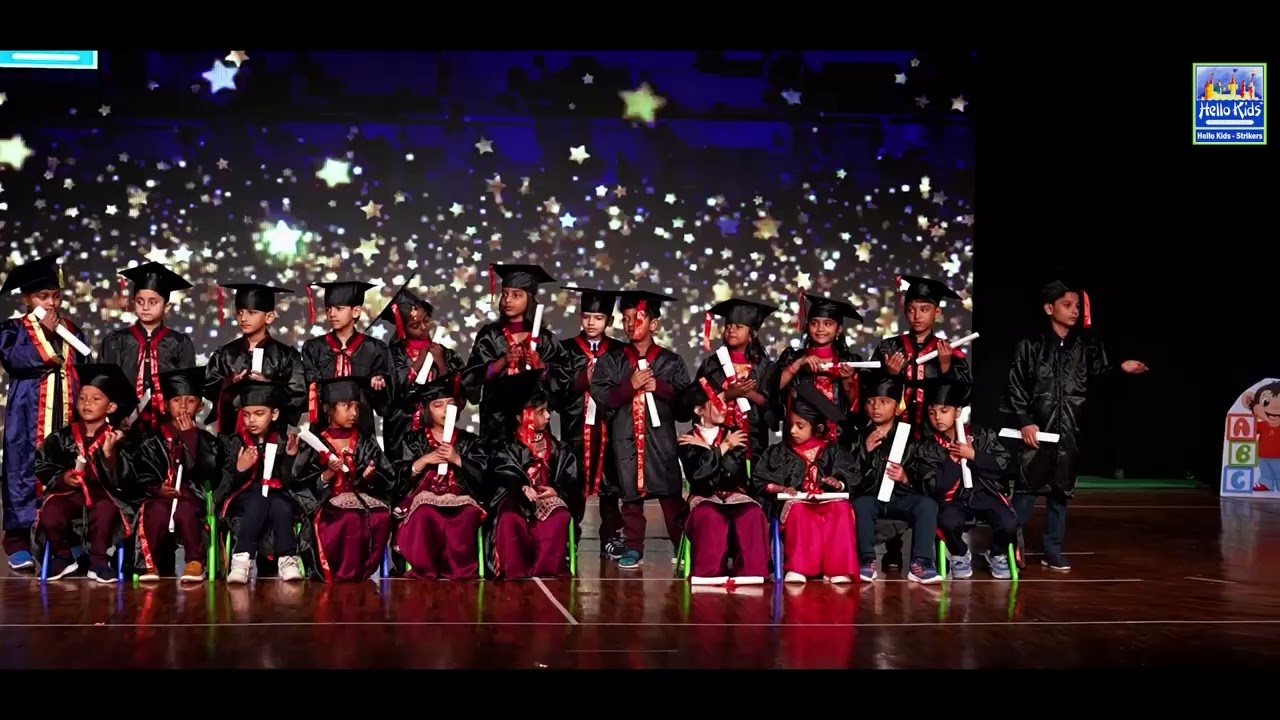 Annual day Hello kids strikers 2026 UKG Graduation