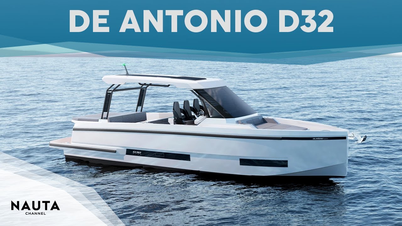 De Antonio Yachts - D32 open - POV walkaround boat tour