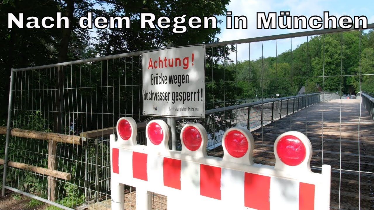 Hochwasser: An der Isar in München nach dem Dauerregen