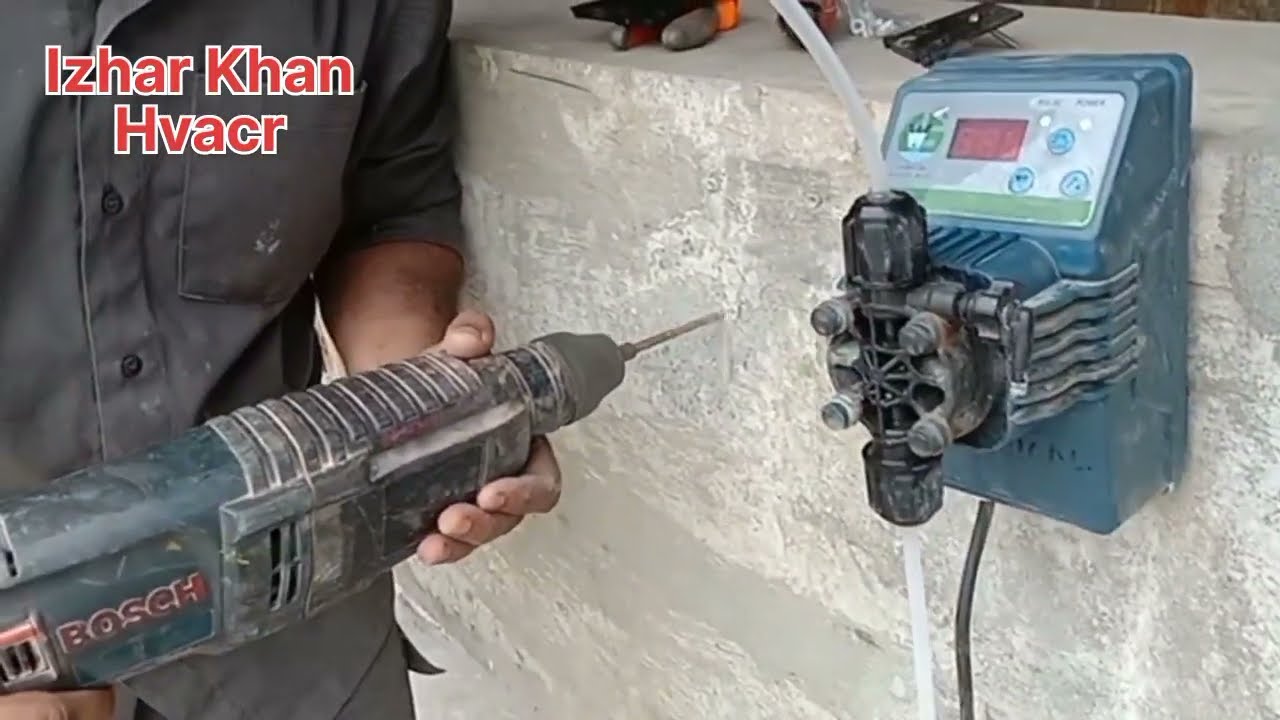 How To Acid And Chemical Dosing Pump install & Testing (Urdu/Hindi)-By Izhar Khan