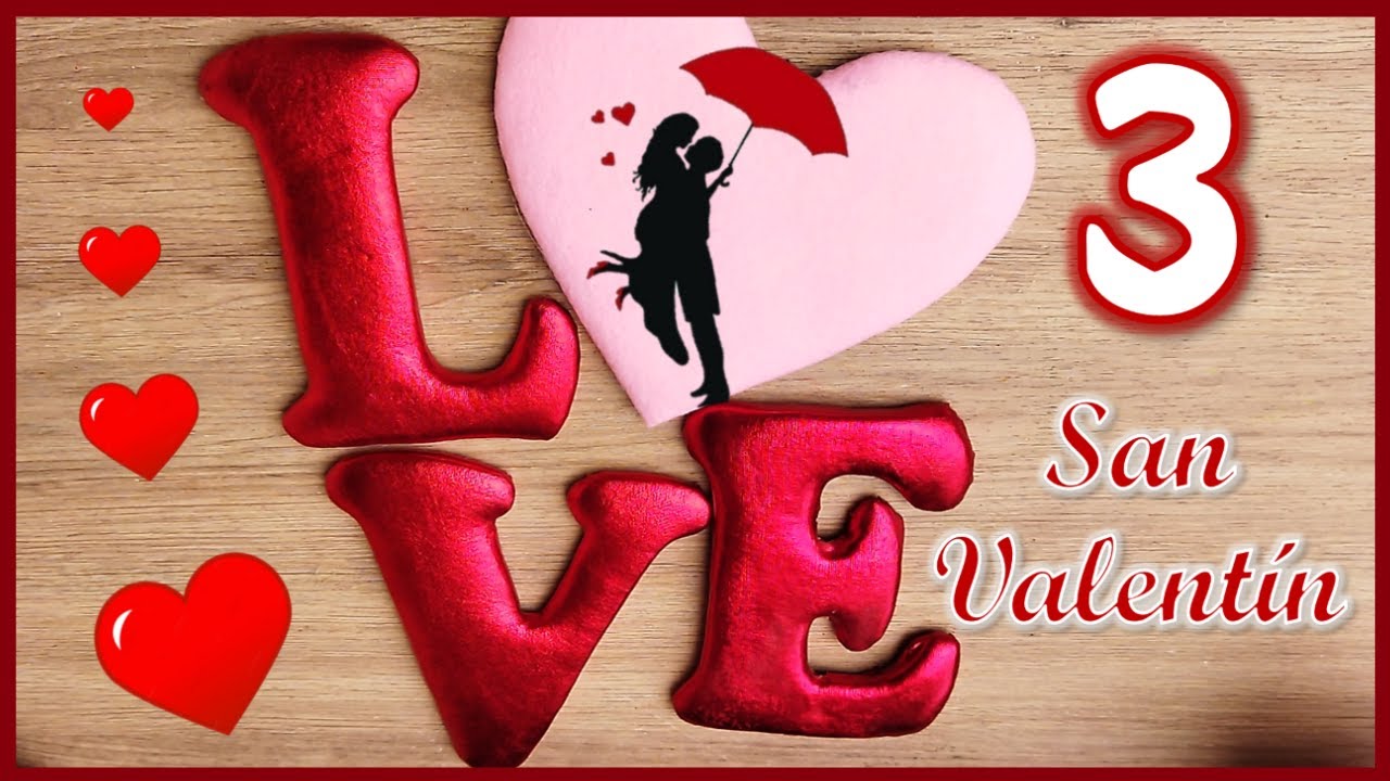 3 ADORNOS PARA REGALAR EN SAN VALENTÍN - Crafts for Valentine's Day - Manualidades fáciles