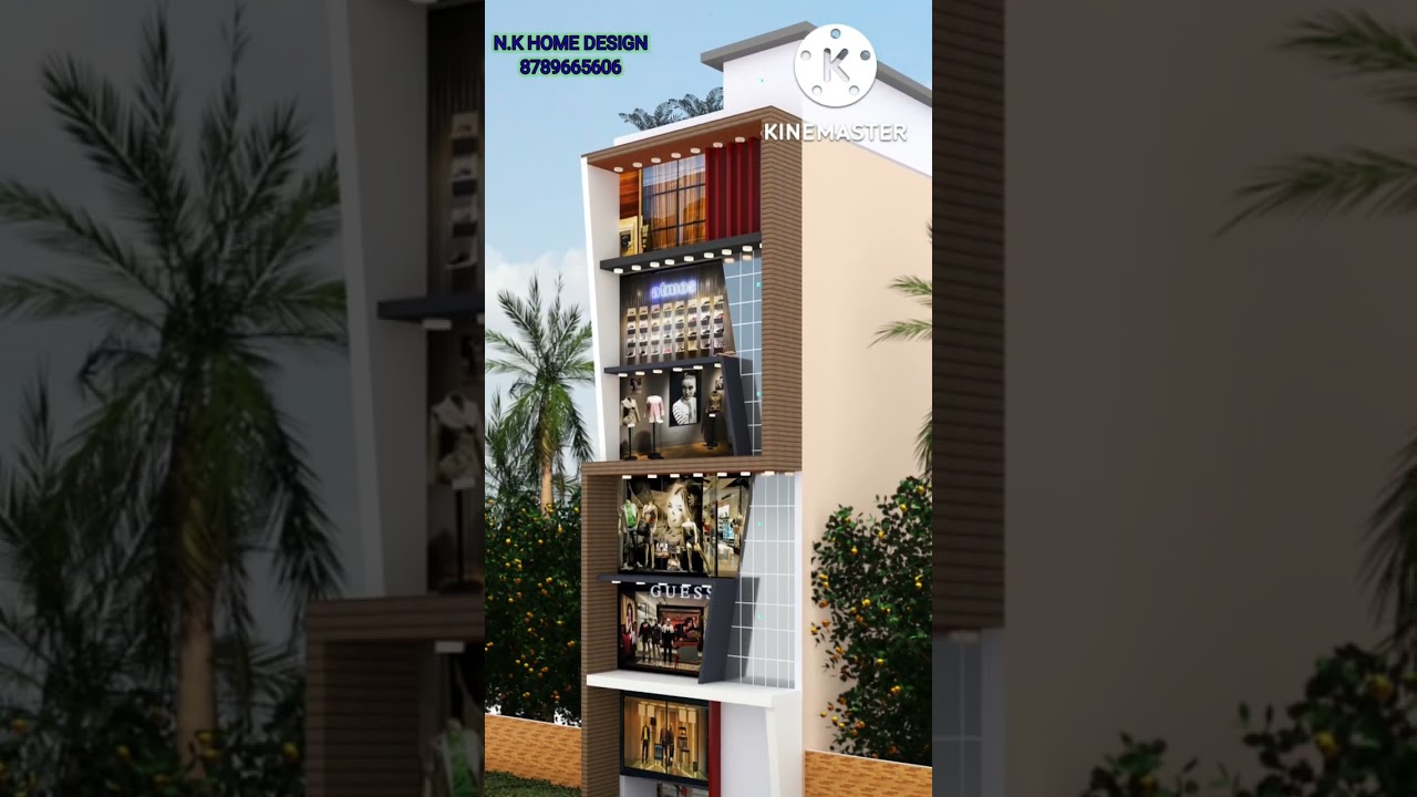 Shopping Mall Exterior Design .