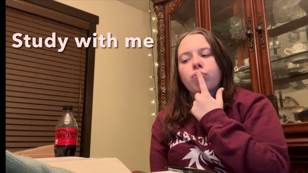 ASMR Study with me but I’m brain dead l Rain Sounds 