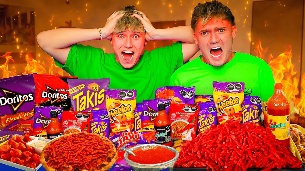 24 HS COMIENDO PICANTE CON IAN LUCAS😨