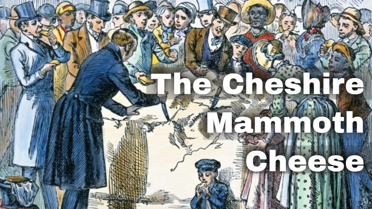 20th July 1801: Cheshire Mammoth Cheese is produced for President Thomas Jefferson, weighing 1,235lb