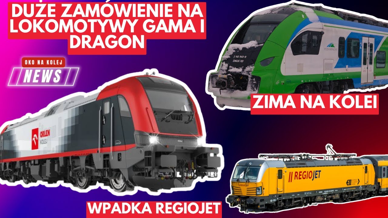 Zima na kolei, Wpadka RegioJet w Polsce, Duże zamówienie na lokomotywy, Wypadek w Czechach PESA