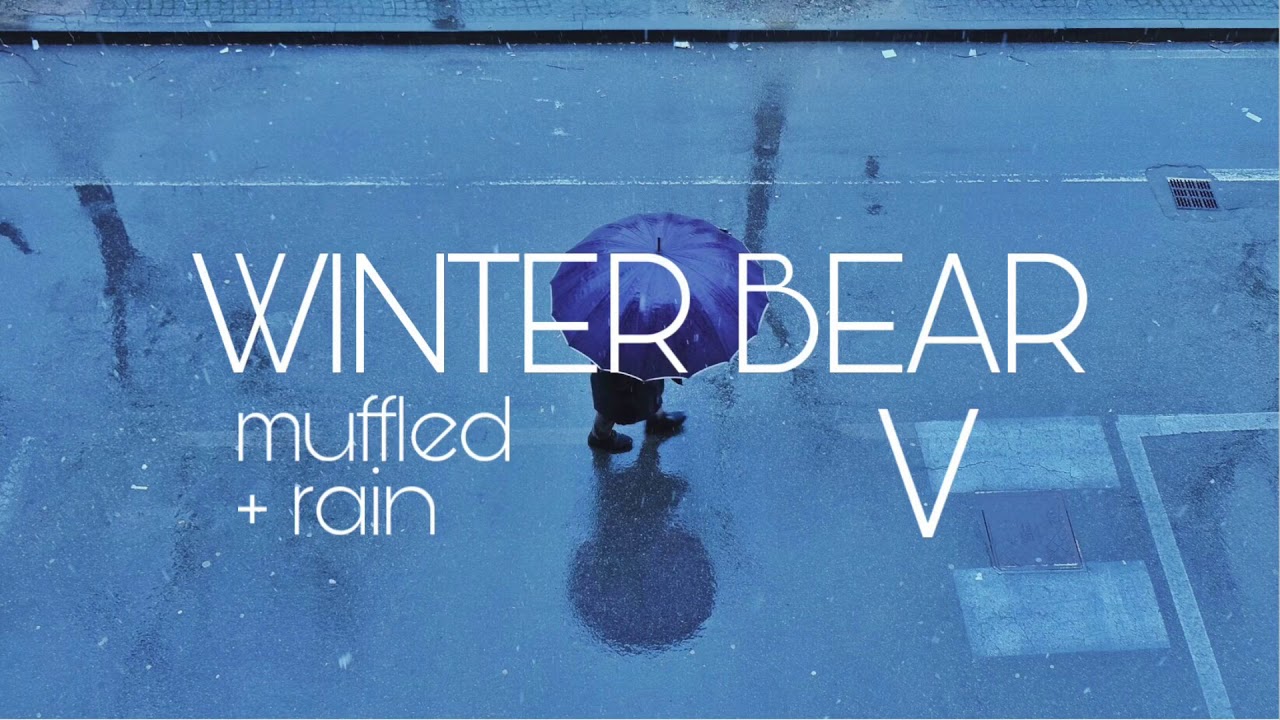 Winter Bear (Muffled + Rain) by V