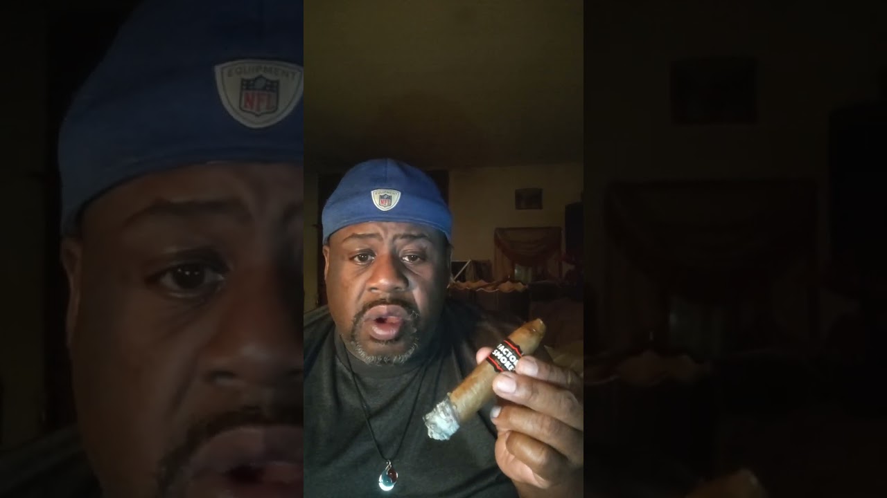 trying out this factory Smokes sweet cigar by Drew estates