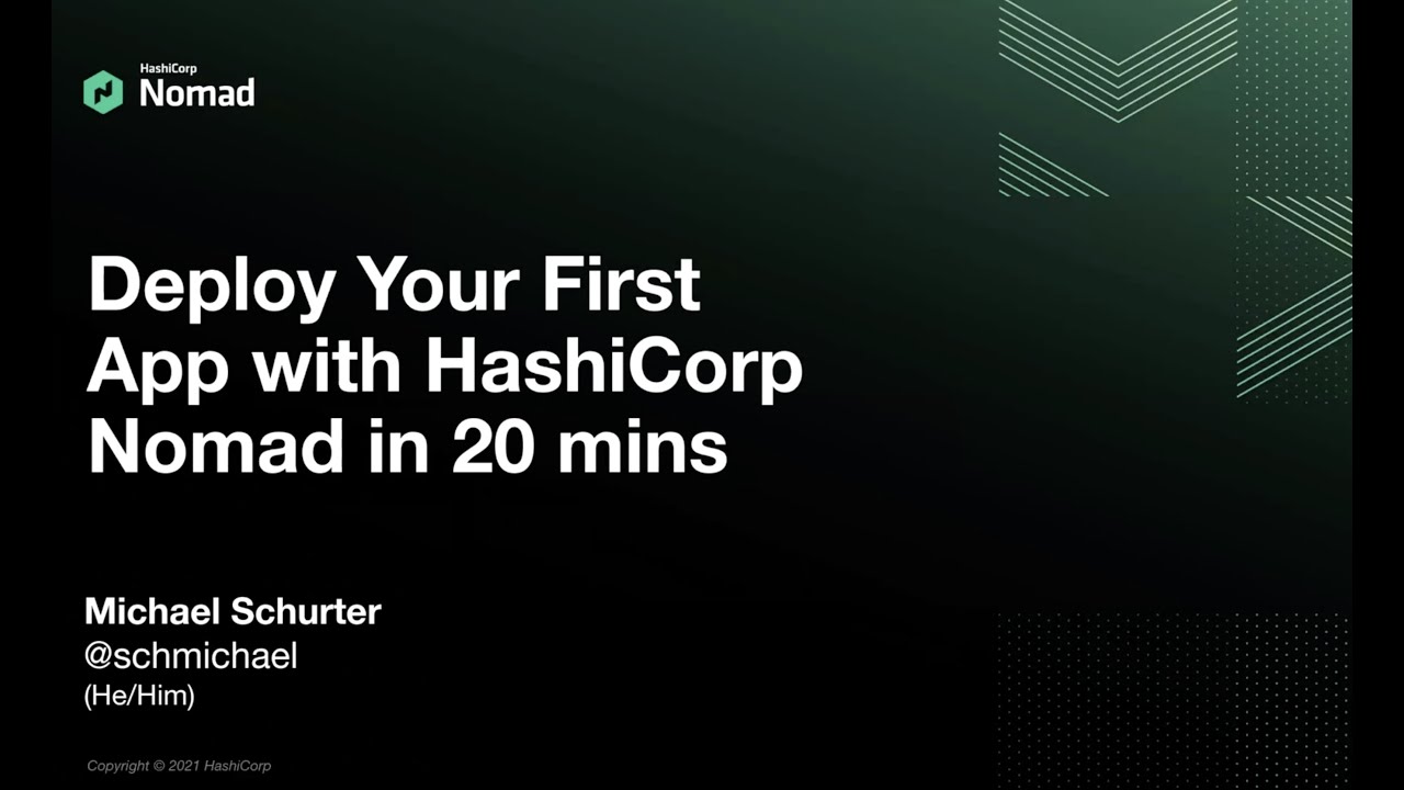 Deploy Your First App with HashiCorp Nomad in 20 mins