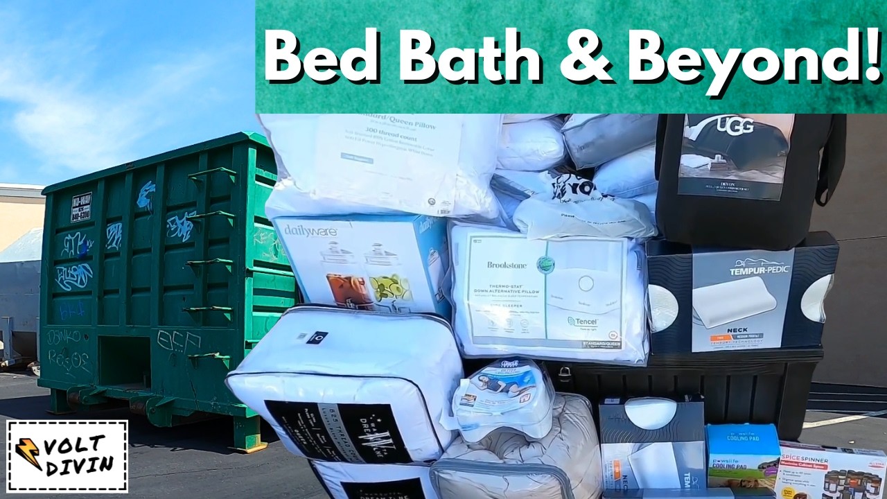Dumpster Diving Massive Score at Bed Bath & Beyond!