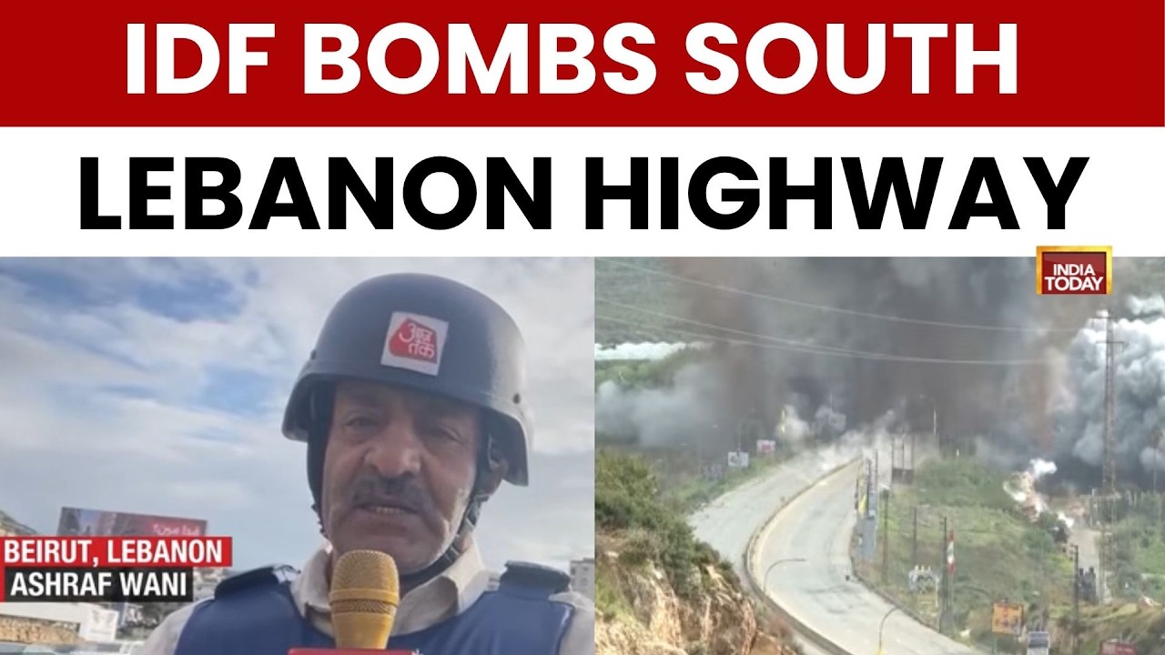 Israel Bombs Lebanon Highway | Ashraf Wani Ground Report | Beirut | Iran War | IDF | Trump | US