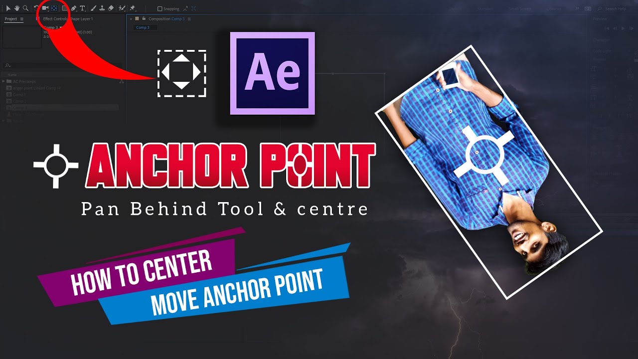 How To Center & Move Anchor Point |  Control Anchor Points | Easy Tricks | After Effects CC