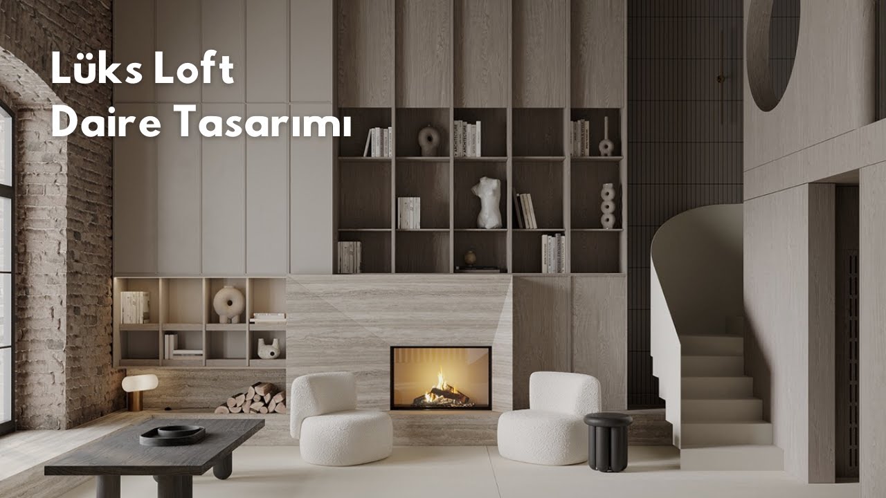 Lüks Loft  Daire Tasarımı | Ev Turu