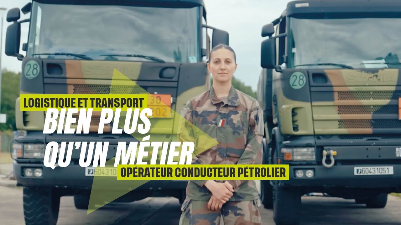 Opérateur conducteur pétrolier : celui qui fait carburer l'armée de Terre !