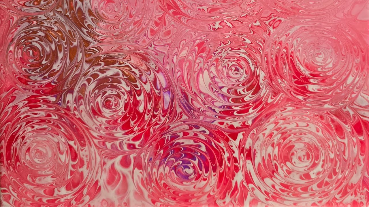 (610) ACRYLIC POURING - Combining Two Techniques - the SWIPE and SWIRL! Fluid Art Tutorial