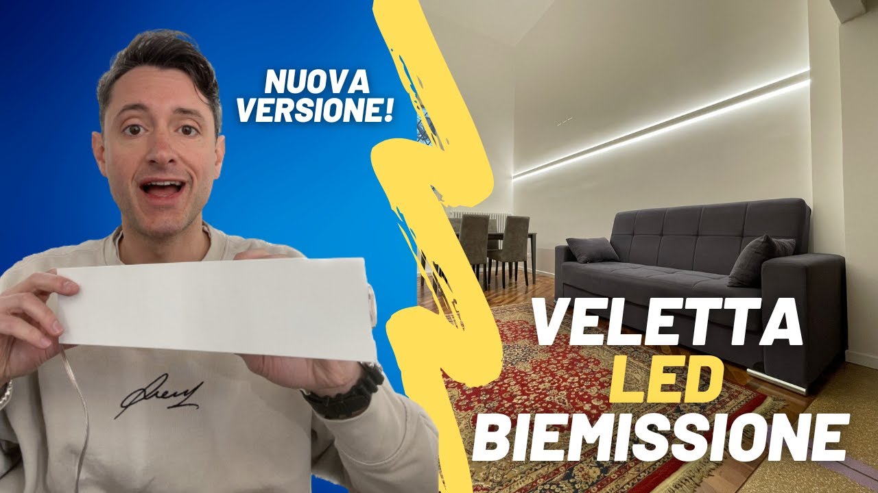 Veletta Led Biemissione aggiornata | Profili alluminio per Led