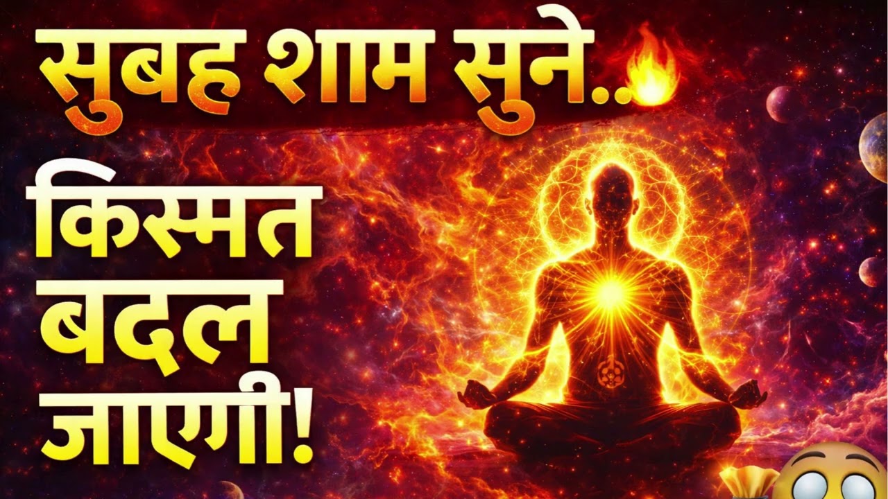 सुबह-शाम बस ये सुन लो 🔥 | किस्मत बदल जाएगी ✨ | Thank You Universe| Success & Money Affirmations