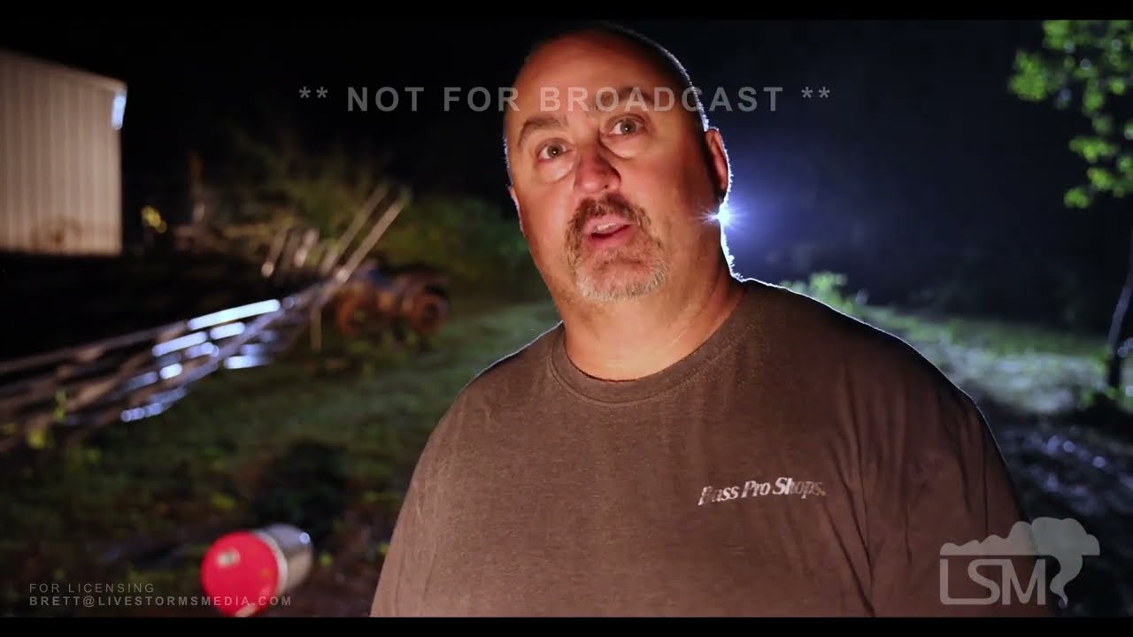 05-02-22 Seminole, OK - Tornado Damage - Interviews - Slowmo CG Lightning