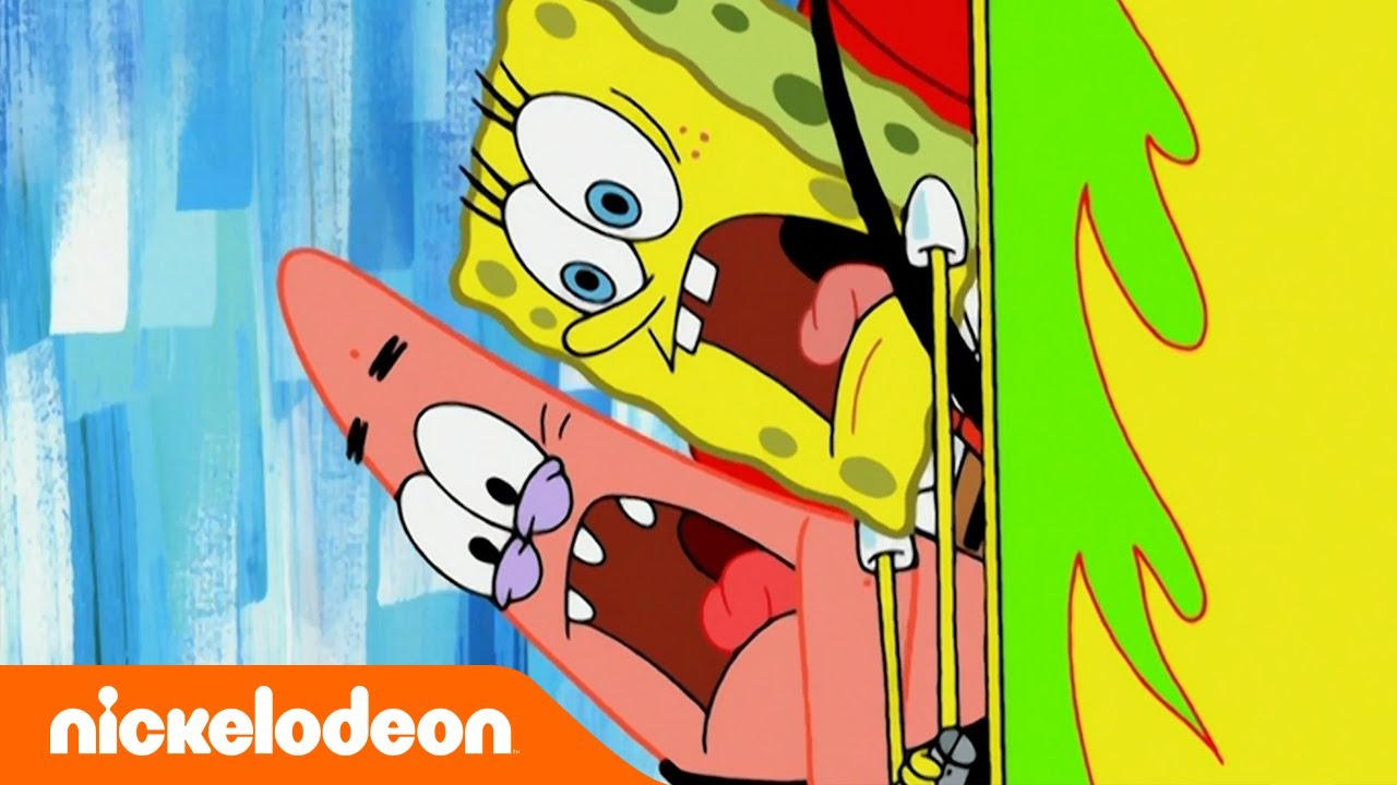 Bob Esponja | A montanha-russa mais assustadora | Nickelodeon em Português