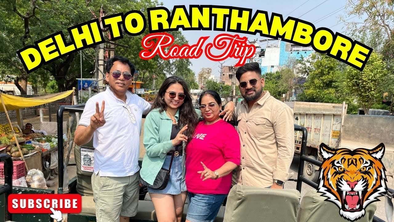 DELHI TO RANTHAMBORE ROADTRIP via Delhi Mumbai Expressway | 4 hour Journey | Delhi to Sawai Madhopur