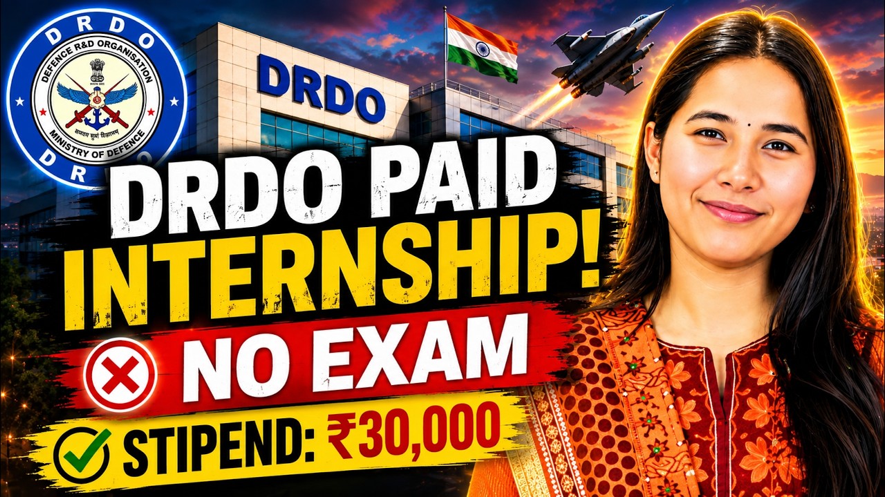 DRDO Recruitment 2026 🔥| No Exam | Eligibility | Salary | Apply Process | Full Details